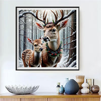 Deer 5d Diy Diamond Painting Kits UK Handwork Hobby FL3169