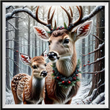 Deer 5d Diy Diamond Painting Kits UK Handwork Hobby FL3169