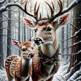 Deer 5d Diy Diamond Painting Kits UK Handwork Hobby FL3169