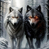 Wolf 5d Diy Diamond Painting Kits UK Handwork Hobby FL2005