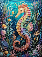 Hippocampus 5d Diy Diamond Painting Kits UK Handwork Hobby FL2432