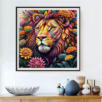 Lion 5d Diy Diamond Painting Kits UK Handwork Hobby FL3170