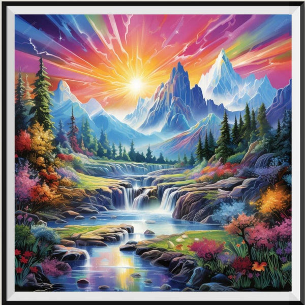 Nature 5d Diy Diamond Painting Kits UK Handwork Hobby FL6385