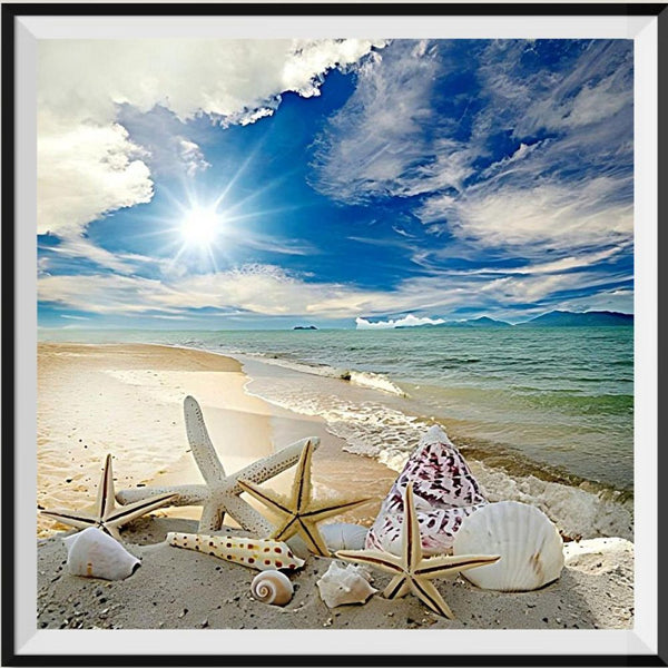 Beach 5d Diy Diamond Painting Kits UK Handwork Hobby NA0877