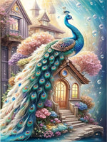 Peacock 5d Diy Diamond Painting Kits UK Handwork Hobby FL4393