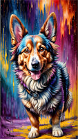 Dog 5d Diy Diamond Painting Kits UK Handwork Hobby FL3818