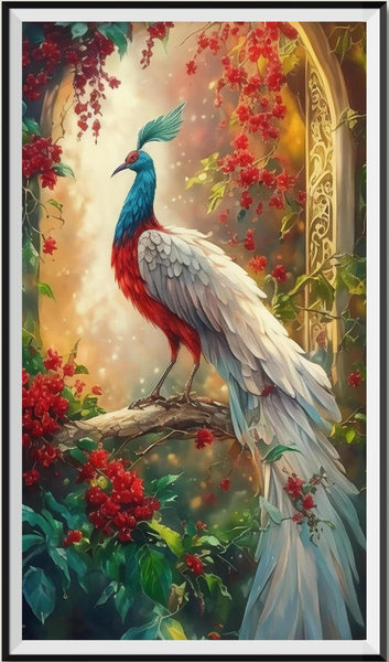 Peacock  5d Diy Diamond Painting Kits UK Handwork Hobby FL8649