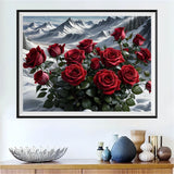Rose 5d Diy Diamond Painting Kits UK Handwork Hobby FL3602