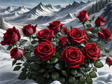 Rose 5d Diy Diamond Painting Kits UK Handwork Hobby FL3602