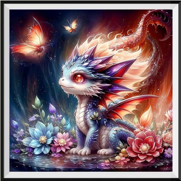 Dragon 5d Diy Diamond Painting Kits UK Handwork Hobby FL3206