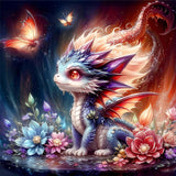 Dragon 5d Diy Diamond Painting Kits UK Handwork Hobby FL3206