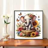 Elephant 5d Diy Diamond Painting Kits UK Handwork Hobby FL8162