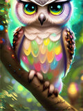 Owl 5d Diy Diamond Painting Kits UK Handwork Hobby FL6986