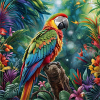 Parrot 5d Diy Diamond Painting Kits UK Handwork Hobby FL3041