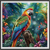 Parrot 5d Diy Diamond Painting Kits UK Handwork Hobby FL3041