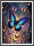 Butterfly 5d Diy Diamond Painting Kits UK Handwork Hobby FL4416