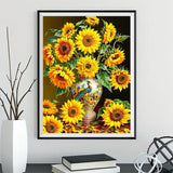 Sunflower 5d Diy Diamond Painting Kits UK Handwork Hobby FL4091