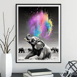 Elephant 5d Diy Diamond Painting Kits UK Handwork Hobby FL3545