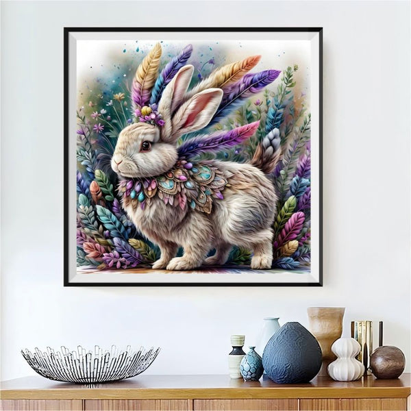 Rabbit 5d Diy Diamond Painting Kits UK Handwork Hobby FL3292 ...