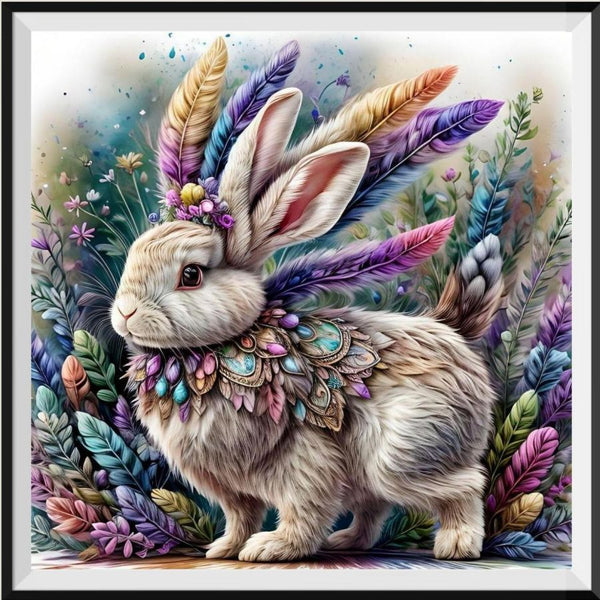 Rabbit 5d Diy Diamond Painting Kits UK Handwork Hobby FL3292