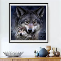 Wolf 5d Diy Diamond Painting Kits UK Handwork Hobby FL4126