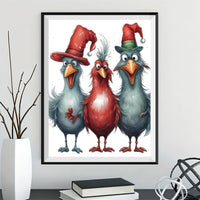 Chicken 5d Diy Diamond Painting Kits UK Handwork Hobby FL5351