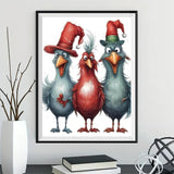 Chicken 5d Diy Diamond Painting Kits UK Handwork Hobby FL5351
