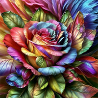Rose 5d Diy Diamond Painting Kits UK Handwork Hobby FL4002