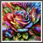 Rose 5d Diy Diamond Painting Kits UK Handwork Hobby FL4002