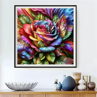 Rose 5d Diy Diamond Painting Kits UK Handwork Hobby FL4002