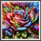 Rose 5d Diy Diamond Painting Kits UK Handwork Hobby FL4002