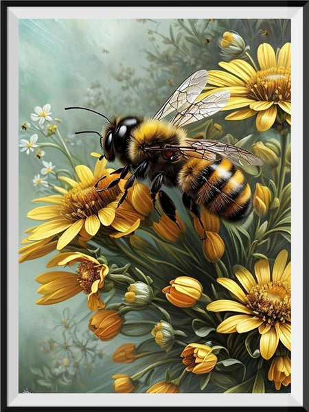 Bee 5d Diy Diamond Painting Kits UK Handwork Hobby FL3640