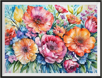 Flower 5d Diy Diamond Painting Kits UK Handwork Hobby FL2125