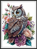 Owl 5d Diy Diamond Painting Kits UK Handwork Hobby FL2215