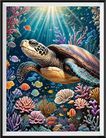 Turtle 5d Diy Diamond Painting Kits UK Handwork Hobby FL2420