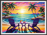 Beach 5d Diy Diamond Painting Kits UK Handwork Hobby FL4593