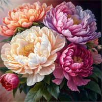 Flower 5d Diy Diamond Painting Kits UK Handwork Hobby FL4075