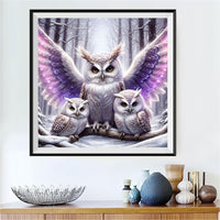 Owl 5d Diy Diamond Painting Kits UK Handwork Hobby FL4271