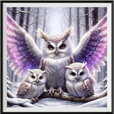 Owl 5d Diy Diamond Painting Kits UK Handwork Hobby FL4271