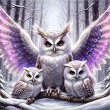 Owl 5d Diy Diamond Painting Kits UK Handwork Hobby FL4271