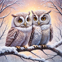 Owl 5d Diy Diamond Painting Kits UK Handwork Hobby FL4272