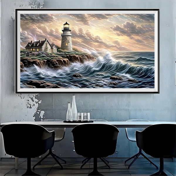 Lighthouse 5d Diy Diamond Painting Kits UK Handwork Hobby FL4851