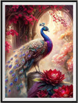 Peacock 5d Diy Diamond Painting Kits UK Handwork Hobby FL4394