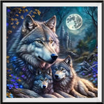 Wolf 5d Diy Diamond Painting Kits UK Handwork Hobby FL4128