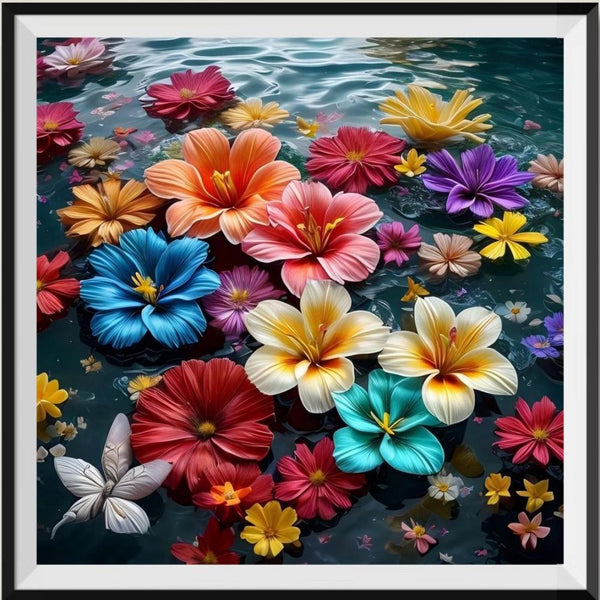 Flower 5d Diy Diamond Painting Kits UK Handwork Hobby FL4078