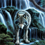 Wolf 5d Diy Diamond Painting Kits UK Handwork Hobby FL4129