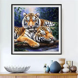 Tiger 5d Diy Diamond Painting Kits UK Handwork Hobby FL4208