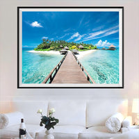 Beach 5d Diy Diamond Painting Kits UK Handwork Hobby FL4524