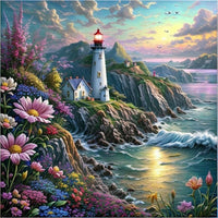 Lighthouse 5d Diy Diamond Painting Kits UK Handwork Hobby FL4323