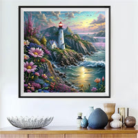 Lighthouse 5d Diy Diamond Painting Kits UK Handwork Hobby FL4323